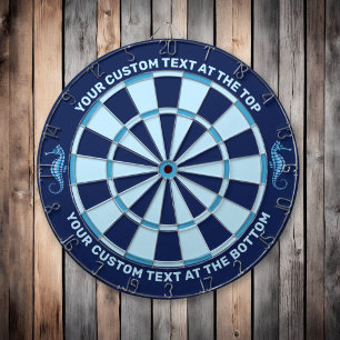 Seahorse Blue Dartboard