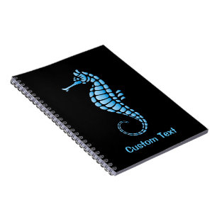 Seahorse Blue Notebook