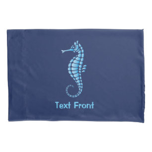 Seahorse Blue Pillowcase