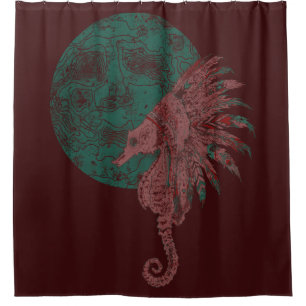 seahorse by the moon