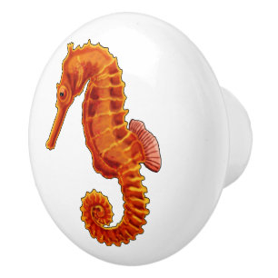 Seahorse Ceramic Knob