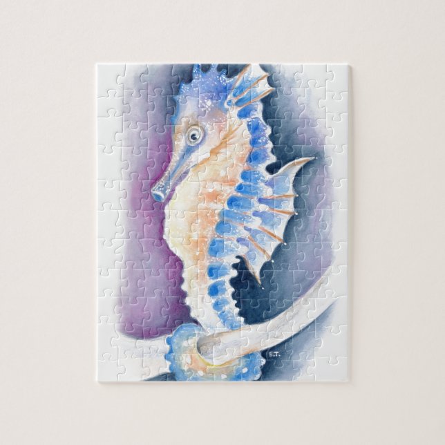 seahorse curtain1.jpg jigsaw puzzle (Vertical)