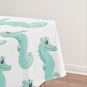 Seahorse Design Tablecloth