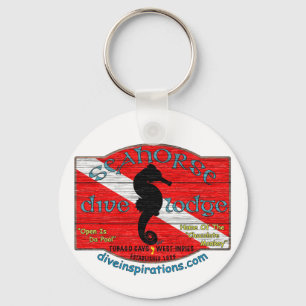 Seahorse Dive Lodge Keychain