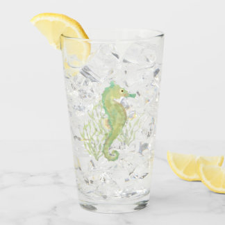 Seahorse Drinking Glass