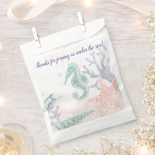 Seahorse Favour Bags (Clipped)