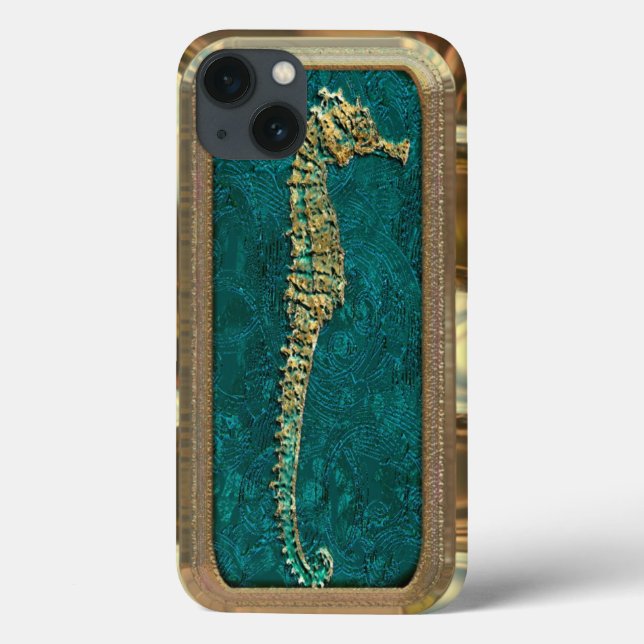 Seahorse Fluid Case-Mate iPhone Case (Back)