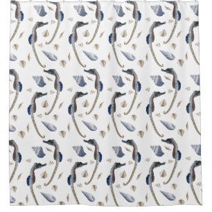Seahorse Frenzy Shower Curtain