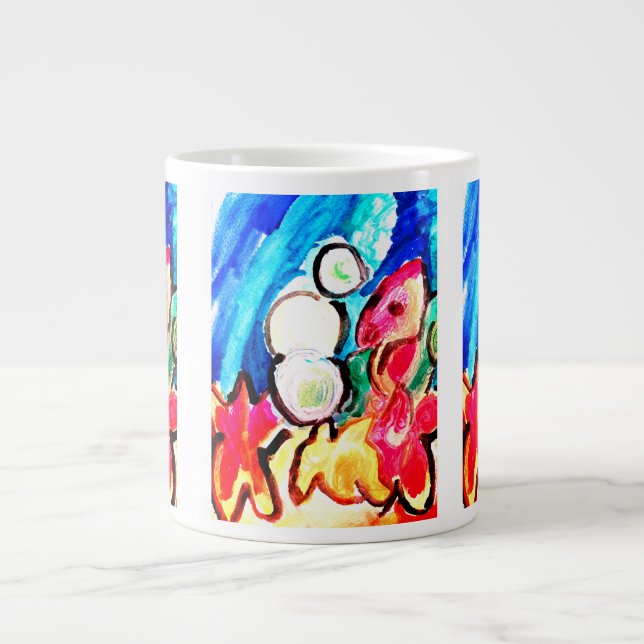 Seahorse fun large coffee mug (Front)