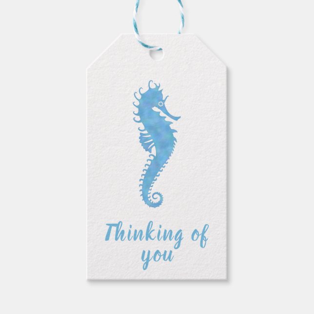 Seahorse Gift Tags (Front)