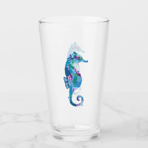 Seahorse Glassware Tumbler Stein