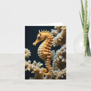 Seahorse Happy Birthday Greeting Card