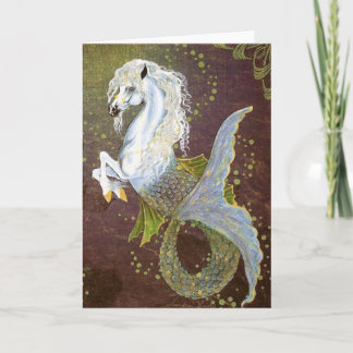 Seahorse Hippocampus Card