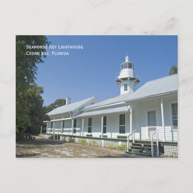 Seahorse Key Lighthouse Postcard (Front)