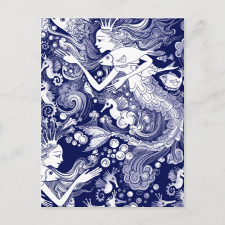 Seahorse kingdom postcard