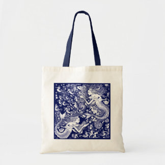 Seahorse kingdom tote bag