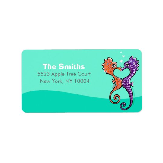 Seahorse Kiss Off-Leash Art™ Personalized