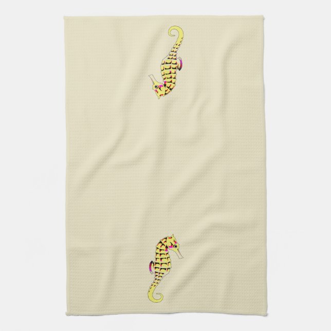 Seahorse Kitchen Towel (Vertical)
