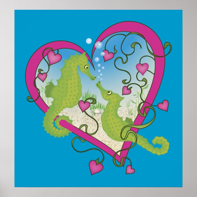 Seahorse Love Poster (Front)