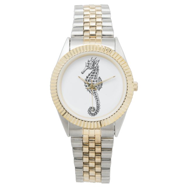 SEAHORSE. MARINE LIFE.  FISH WATCH (Front)