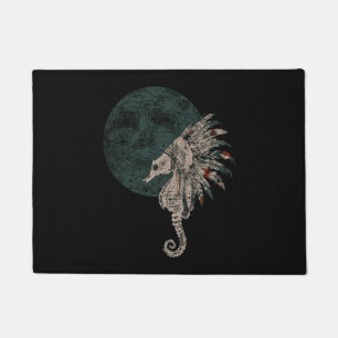seahorse native night doormat