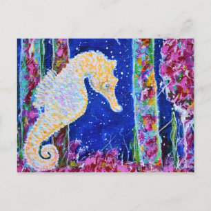 Seahorse Painting Postcard
