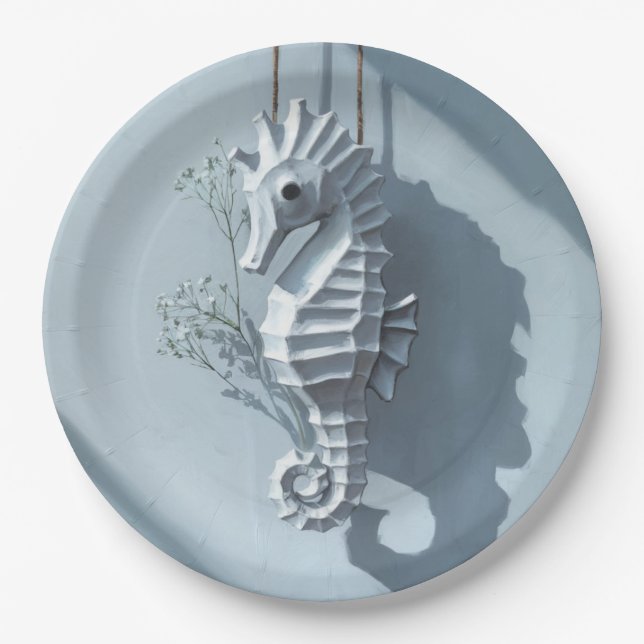 Seahorse Paper Plate (Front)