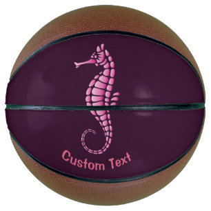 Seahorse Pink Basketball