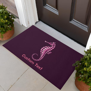 Seahorse Pink Doormat