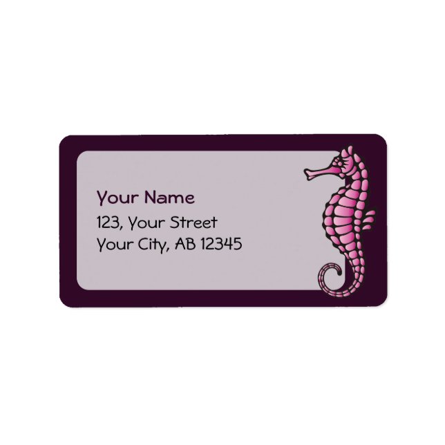 Seahorse Pink Label (Front)