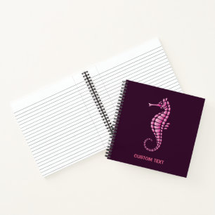 Seahorse Pink Notebook