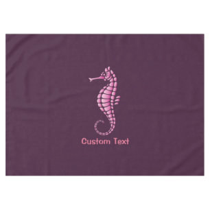 Seahorse Pink Tablecloth