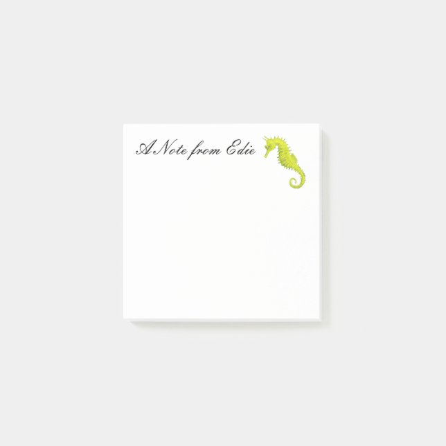 Seahorse Post-it Notes (Front)