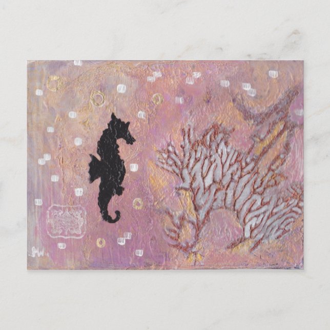 seahorse postcard (Front)