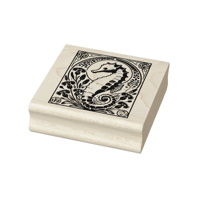 Seahorse                                           rubber stamp (Stamp)