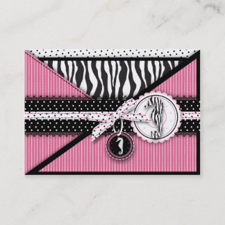 Seahorse Sensation Pink Reminder Card
