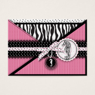 Seahorse Sensation Pink Thank You Notecard