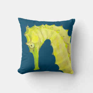 Seahorse Throw Pillow