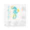 Seahorse turquoise, yellow beach wedding