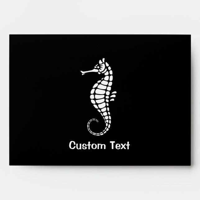 Seahorse White Envelope (Front)