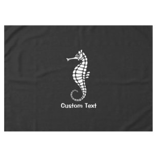 Seahorse White Tablecloth