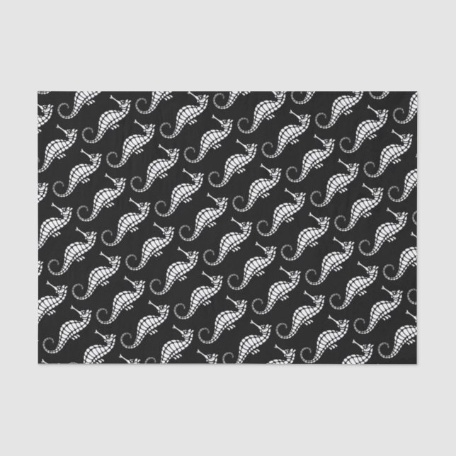 Seahorse White Tissue Paper (Front)