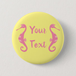 Seahorses 2 Inch Round Button
