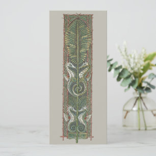 Seahorses and Seaweed, Vintage Art Nouveau