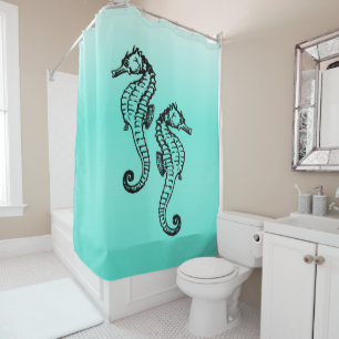 Seahorses Aqua