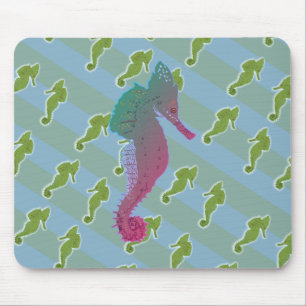 Seahorses art Mousepad
