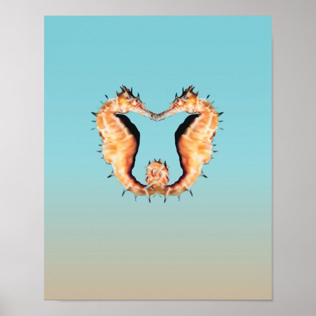 Seahorses Courting Poster (Front)