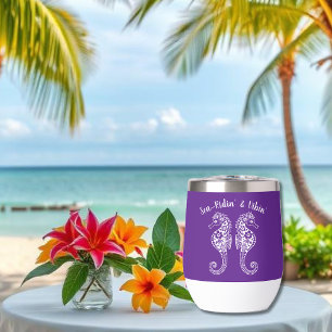 Seahorses-Fisherman Core-Hawaiian-Purple