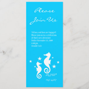 Seahorses Invitation