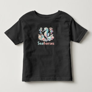 Seahorses, Ocean Creature Graphic Toddler T-shirt
